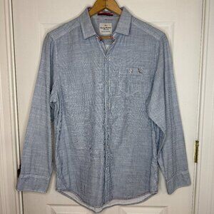 Tommy Bahama Jeans Island Crafted Long Sleeve Button Down Shirt Size Medium